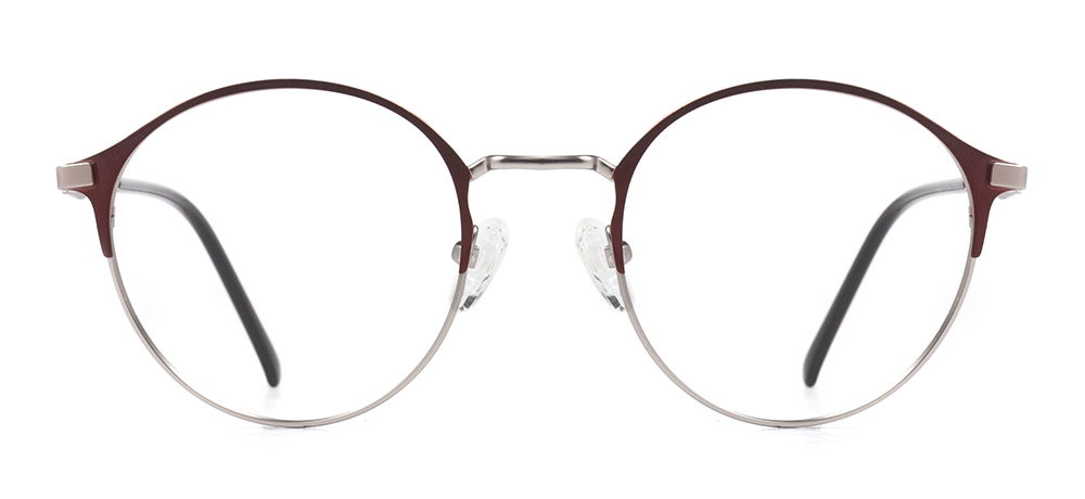 CARETTA CRTTA MTL 7546-C.01 Optik Genç Erkek,Kadın,Unisex Yuvarlak Çerçeveli Metal - 1