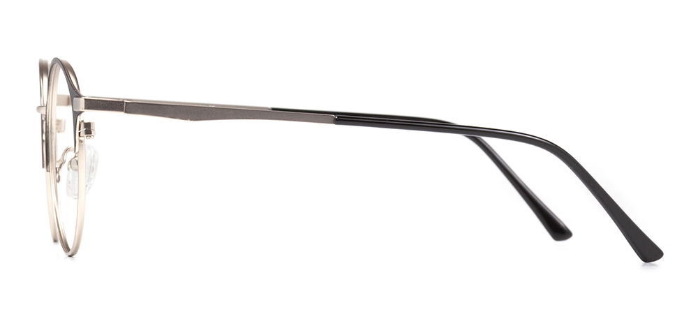 CARETTA CRTTA MTL 7546-C.02 Optik Genç Erkek,Kadın,Unisex Yuvarlak Çerçeveli Metal - 3