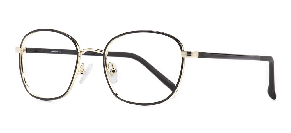 CARETTA CRTTA MTL 7548-C.01 Optik Genç,Yetişkin Kadın Köşeli Çerçeveli Metal - 2