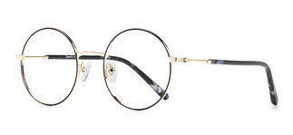 CARETTA CRTTA MTL 7549-C.01 Optik Genç Kadın Yuvarlak Çerçeveli Metal - CARETTA (1)