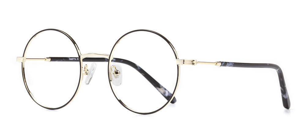 CARETTA CRTTA MTL 7549-C.01 Optik Genç Kadın Yuvarlak Çerçeveli Metal - 2