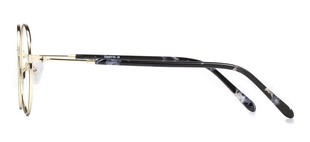 CARETTA CRTTA MTL 7549-C.01 Optik Genç Kadın Yuvarlak Çerçeveli Metal - 3