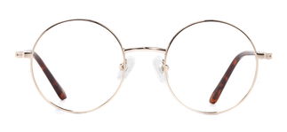 CARETTA CRTTA MTL 7549-C.02 Optik Genç Kadın Yuvarlak Çerçeveli Metal - CARETTA