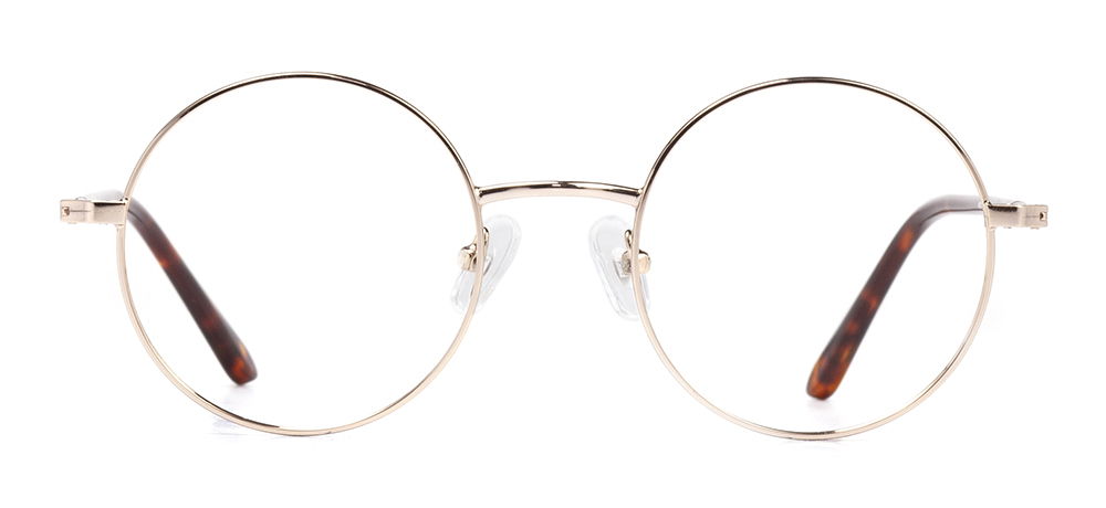 CARETTA CRTTA MTL 7549-C.02 Optik Genç Kadın Yuvarlak Çerçeveli Metal - 1