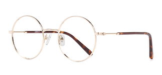 CARETTA CRTTA MTL 7549-C.02 Optik Genç Kadın Yuvarlak Çerçeveli Metal - CARETTA (1)