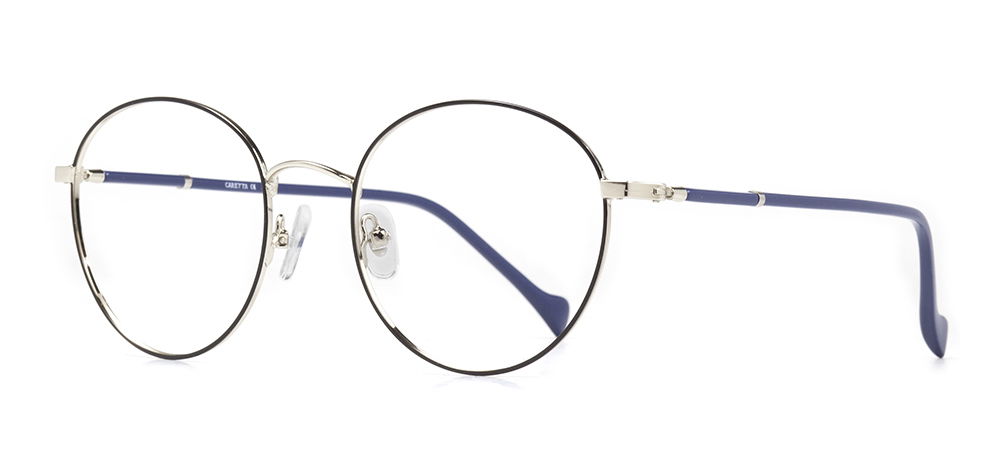 CARETTA CRTTA MTL 7550-C.01 Optik Genç Erkek,Kadın,Unisex Oval Çerçeveli Metal - 2