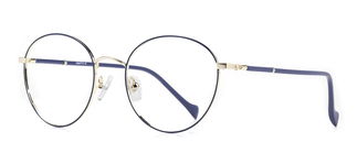 CARETTA CRTTA MTL 7550-C.02 Optik Genç Erkek,Kadın,Unisex Oval Çerçeveli Metal - CARETTA (1)