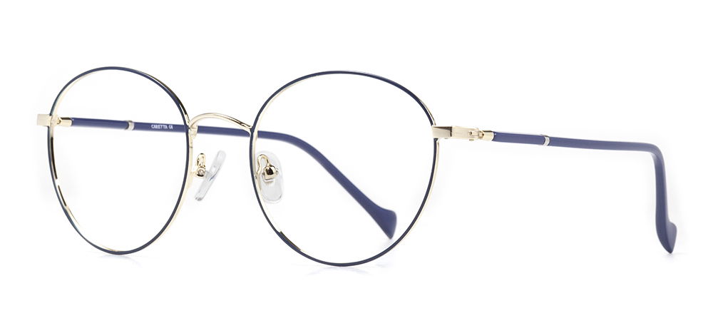 CARETTA CRTTA MTL 7550-C.02 Optik Genç Erkek,Kadın,Unisex Oval Çerçeveli Metal - 2