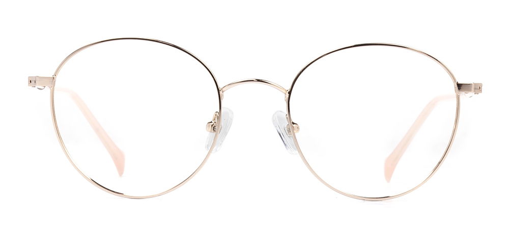 CARETTA CRTTA MTL 7550-C.03 Optik Genç Kadın Oval Çerçeveli Metal - 1