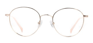 CARETTA CRTTA MTL 7550-C.03 Optik Genç Kadın Oval Çerçeveli Metal - CARETTA