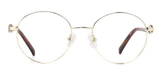 CARETTA CRTTA MTL 7551-C.01 Optik Genç,Yetişkin Kadın Oval Çerçeveli Metal - CARETTA