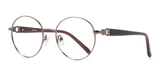 CARETTA CRTTA MTL 7551-C.02 Optik Genç,Yetişkin Kadın Oval Çerçeveli Metal - CARETTA (1)