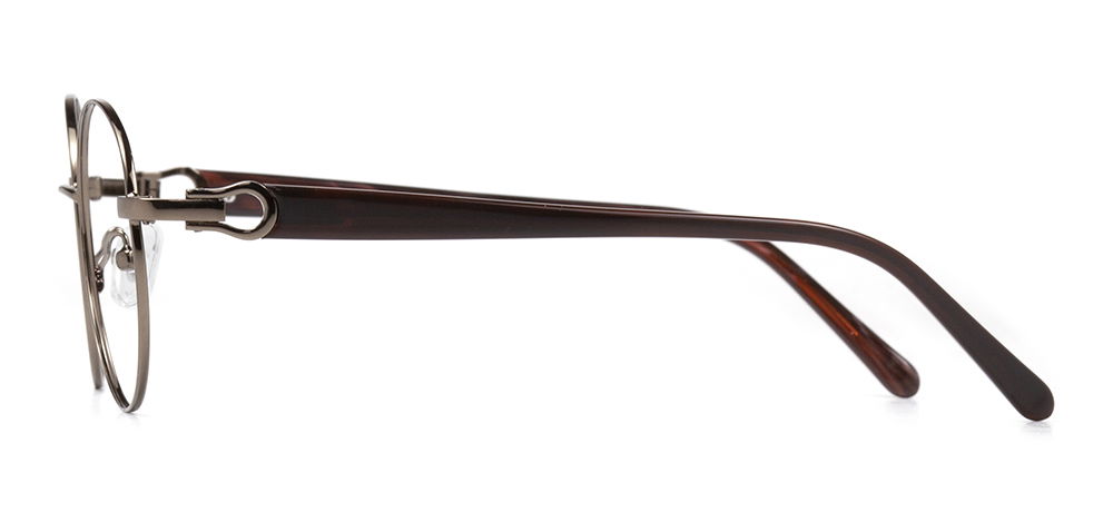 CARETTA CRTTA MTL 7551-C.02 Optik Genç,Yetişkin Kadın Oval Çerçeveli Metal - 3