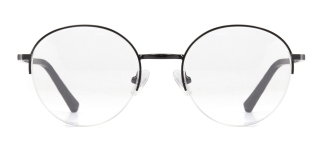 CARETTA CRTTA MTL 7552-C.02 Optik Genç,Yetişkin Erkek,Kadın,Unisex Oval Yarım Çerçeveli Metal 