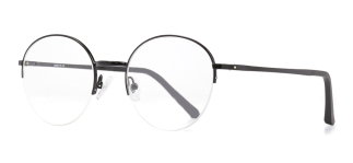CARETTA CRTTA MTL 7552-C.02 Optik Genç,Yetişkin Erkek,Kadın,Unisex Oval Yarım Çerçeveli Metal - CARETTA (1)
