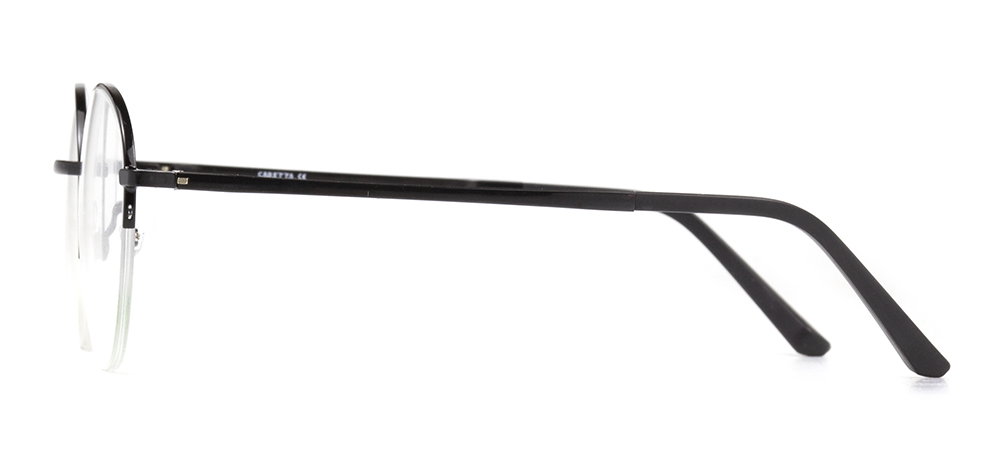 CARETTA CRTTA MTL 7552-C.02 Optik Genç,Yetişkin Erkek,Kadın,Unisex Oval Yarım Çerçeveli Metal - 3