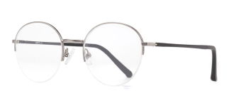 CARETTA CRTTA MTL 7552-C.03 Optik Genç,Yetişkin Erkek,Kadın,Unisex Oval Yarım Çerçeveli Metal - CARETTA (1)