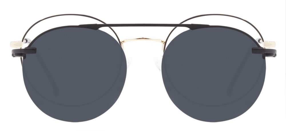 CARETTA CRTTA MTL 7557-C.01 Optik,Güneş Genç Erkek,Kadın,Unisex Yuvarlak Çerçeveli Metal - 1