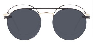 CARETTA CRTTA MTL 7557-C.01 Optik,Güneş Genç Erkek,Kadın,Unisex Yuvarlak Çerçeveli Metal - CARETTA