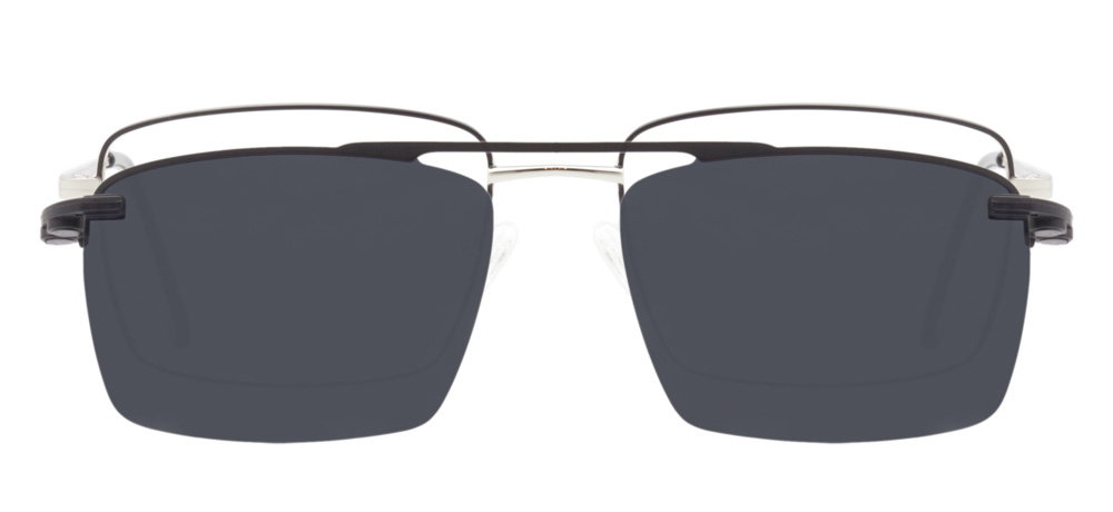 CARETTA CRTTA MTL 7558-C.02 Optik,Güneş Genç,Yetişkin Erkek Köşeli Çerçeveli Metal - 1