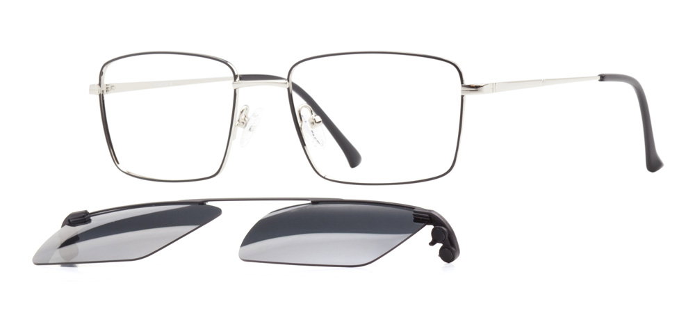 CARETTA CRTTA MTL 7558-C.02 Optik,Güneş Genç,Yetişkin Erkek Köşeli Çerçeveli Metal - 2