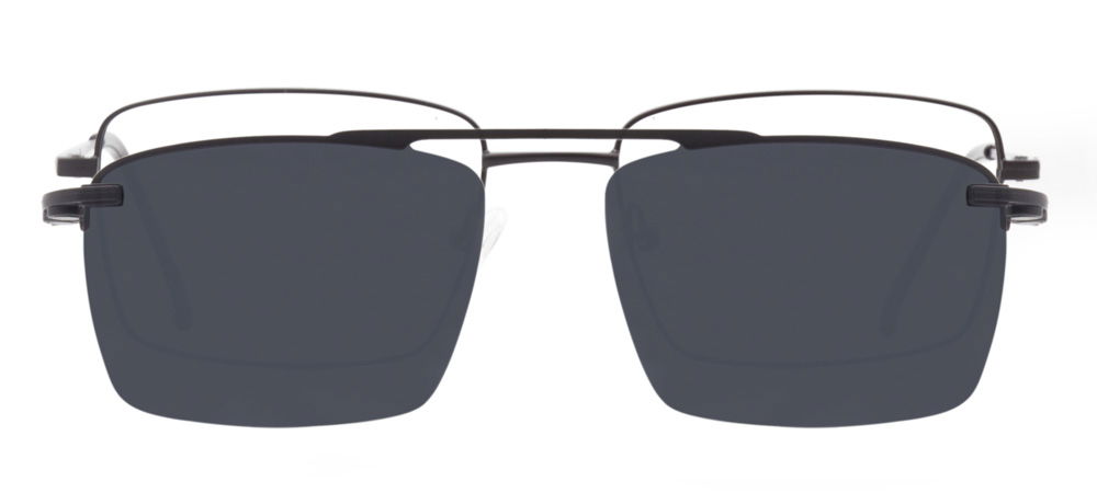 CARETTA CRTTA MTL 7558-C.04 Optik,Güneş Genç,Yetişkin Erkek Köşeli Çerçeveli Metal - 1