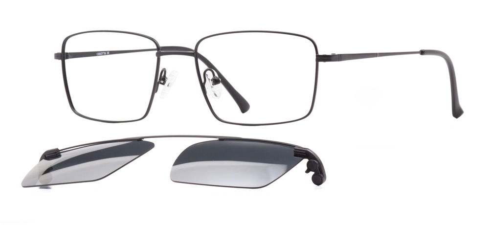 CARETTA CRTTA MTL 7558-C.04 Optik,Güneş Genç,Yetişkin Erkek Köşeli Çerçeveli Metal - 2