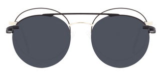 CARETTA CRTTA MTL 7559-C.01 Optik,Güneş Genç Erkek,Kadın,Unisex Yuvarlak Çerçeveli Metal - CARETTA