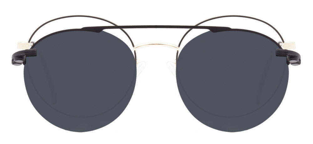 CARETTA CRTTA MTL 7559-C.01 Optik,Güneş Genç Erkek,Kadın,Unisex Yuvarlak Çerçeveli Metal - 1