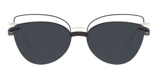 CARETTA CRTTA MTL 7561-C.01 Optik,Güneş Genç Kadın Çekik Çerçeveli Metal - CARETTA