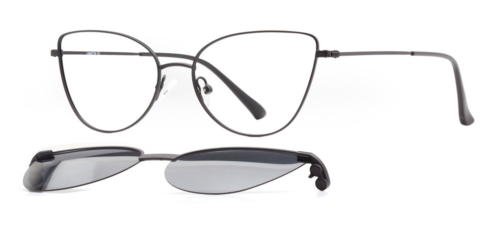 CARETTA CRTTA MTL 7561-C.04 Optik,Güneş Genç Kadın Çekik Çerçeveli Metal - 2