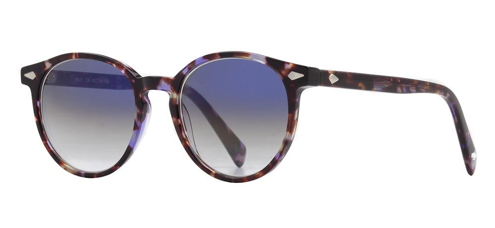 CARETTA CRTTAGÜNŞ 8521-C6 Güneş Genç Erkek,Kadın,Unisex Oval Çerçeveli Asetat UV400 - 2