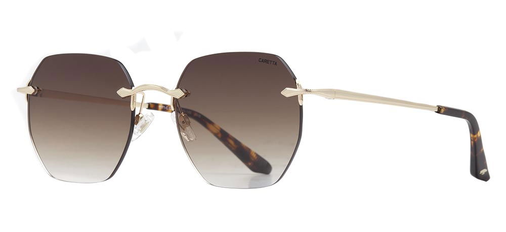 CARETTA CRTTAGÜNŞ 8571-C.02 Güneş Genç Kadın Köşeli Çerçevesiz Metal UV400 - 2
