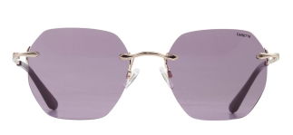 CARETTA CRTTAGÜNŞ 8571-C.03 Güneş Genç Kadın Köşeli Çerçevesiz Metal UV400 