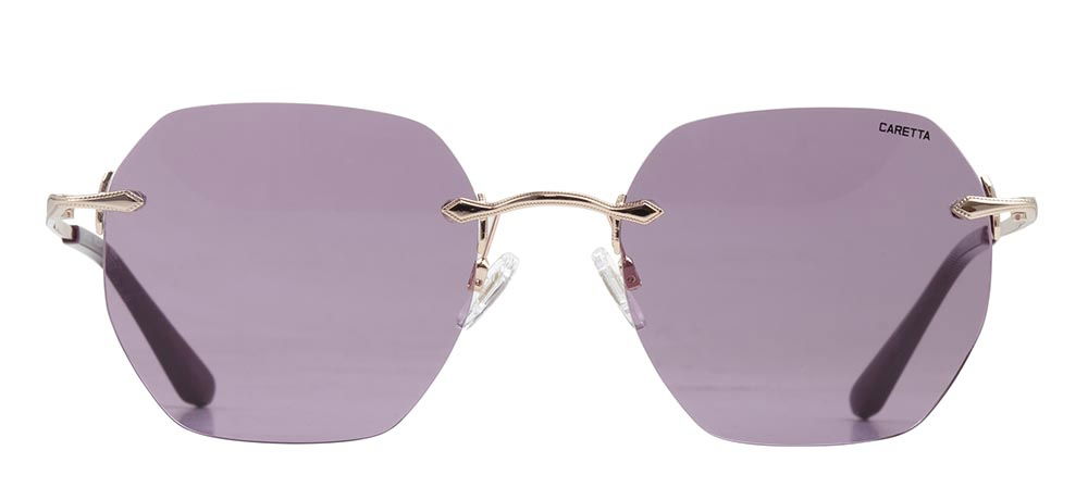 CARETTA CRTTAGÜNŞ 8571-C.03 Güneş Genç Kadın Köşeli Çerçevesiz Metal UV400 - 1