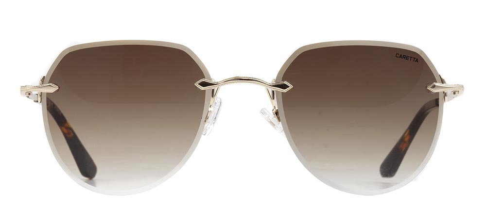 CARETTA CRTTAGÜNŞ 8572-C.02 Güneş Genç Kadın Oval Çerçevesiz Metal UV400 - 1