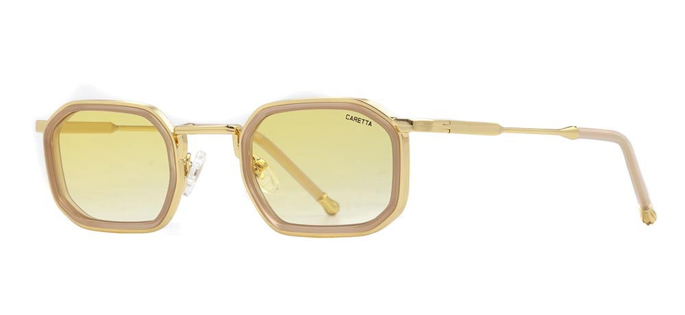 CARETTA CRTTAGÜNŞ 8573-C.05 Güneş Genç Kadın Köşeli Çerçeveli Metal UV400 - 2