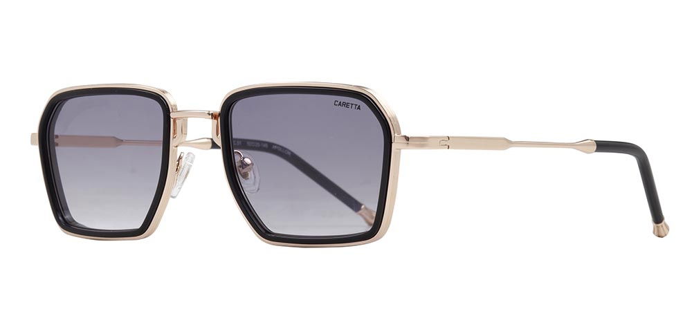 CARETTA CRTTAGÜNŞ 8574-C.01 Güneş Genç Kadın Köşeli Çerçeveli Metal UV400 - 2