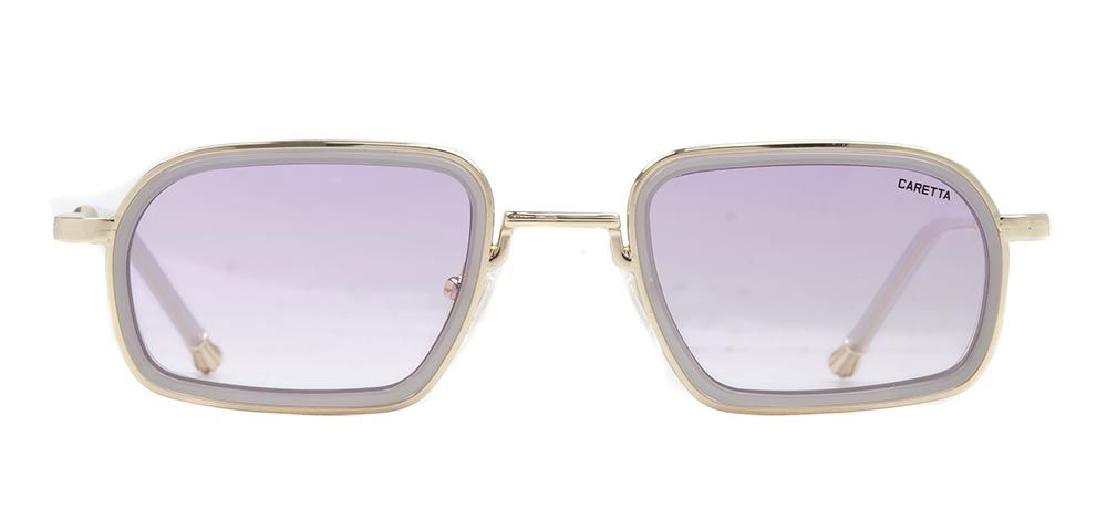 CARETTA CRTTAGÜNŞ 8576-C.03 Güneş Genç Kadın Köşeli Çerçeveli Metal UV400 - 1