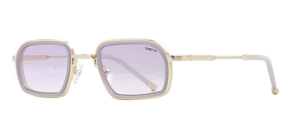 CARETTA CRTTAGÜNŞ 8576-C.03 Güneş Genç Kadın Köşeli Çerçeveli Metal UV400 - 2