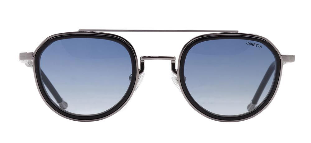 CARETTA CRTTAGÜNŞ 8579-C.03 Güneş Genç Erkek,Kadın,Unisex Oval Çerçeveli Metal UV400 - 1