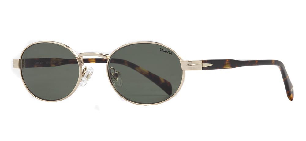 CARETTA CRTTAGÜNŞ 8581-C.01 Güneş Genç Erkek,Kadın,Unisex Oval Çerçeveli Metal UV400 - 2