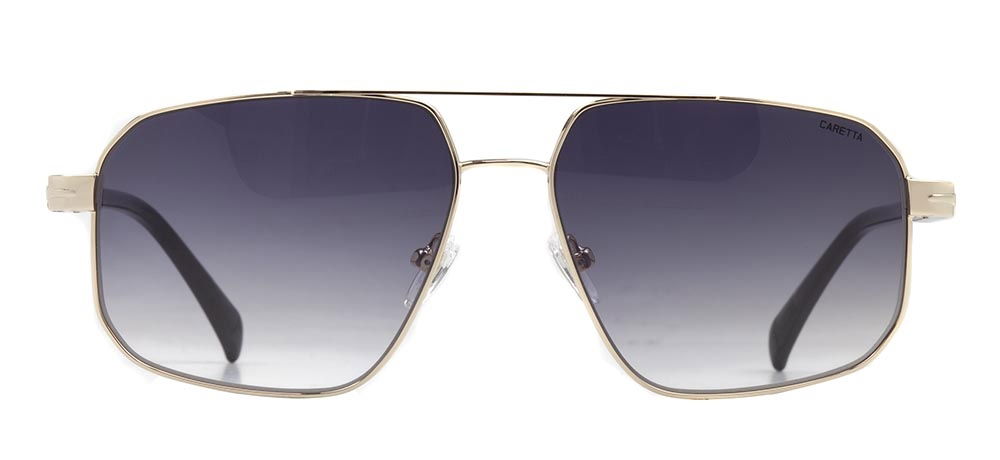 CARETTA CRTTAGÜNŞ 8582-C.01 Güneş Genç Erkek Köşeli Çerçeveli Metal UV400 - 1