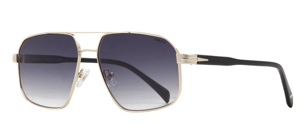 CARETTA CRTTAGÜNŞ 8582-C.01 Güneş Genç Erkek Köşeli Çerçeveli Metal UV400 - 2
