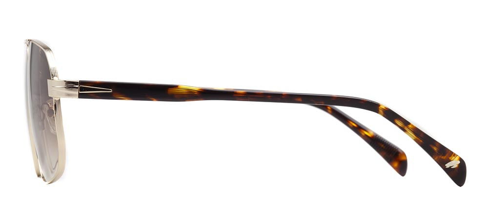 CARETTA CRTTAGÜNŞ 8582-C.02 Güneş Genç Erkek Köşeli Çerçeveli Metal UV400 - 3