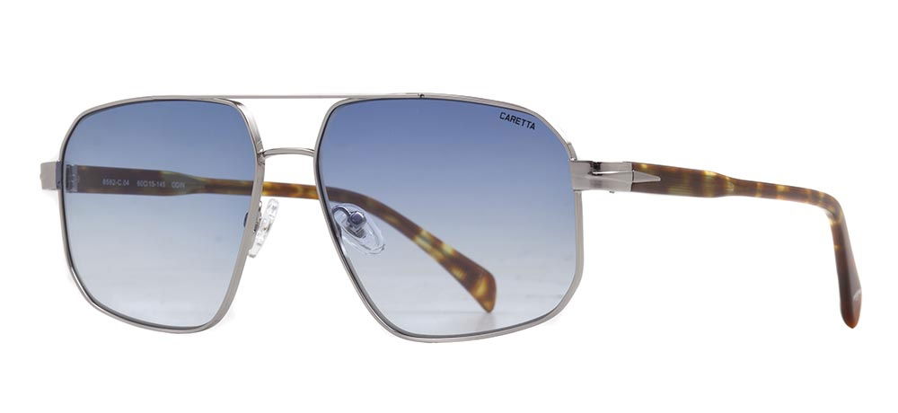 CARETTA CRTTAGÜNŞ 8582-C.04 Güneş Genç Erkek Köşeli Çerçeveli Metal UV400 - 2