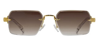 CARETTA CRTTAGÜNŞ 8587-C.04 Güneş Genç Erkek,Kadın,Unisex Oval Çerçevesiz Asetat UV400 - CARETTA