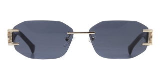 CARETTA CRTTAGÜNŞ 8592-C.01 Güneş Genç Kadın Köşeli Çerçevesiz Metal UV400 - CARETTA