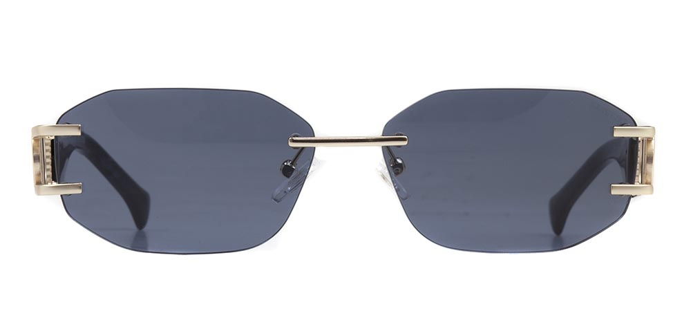 CARETTA CRTTAGÜNŞ 8592-C.01 Güneş Genç Kadın Köşeli Çerçevesiz Metal UV400 - 1