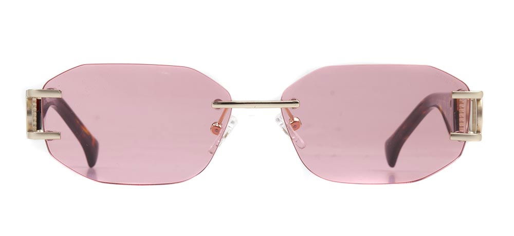 CARETTA CRTTAGÜNŞ 8592-C.02 Güneş Genç Kadın Köşeli Çerçevesiz Metal UV400 - 1